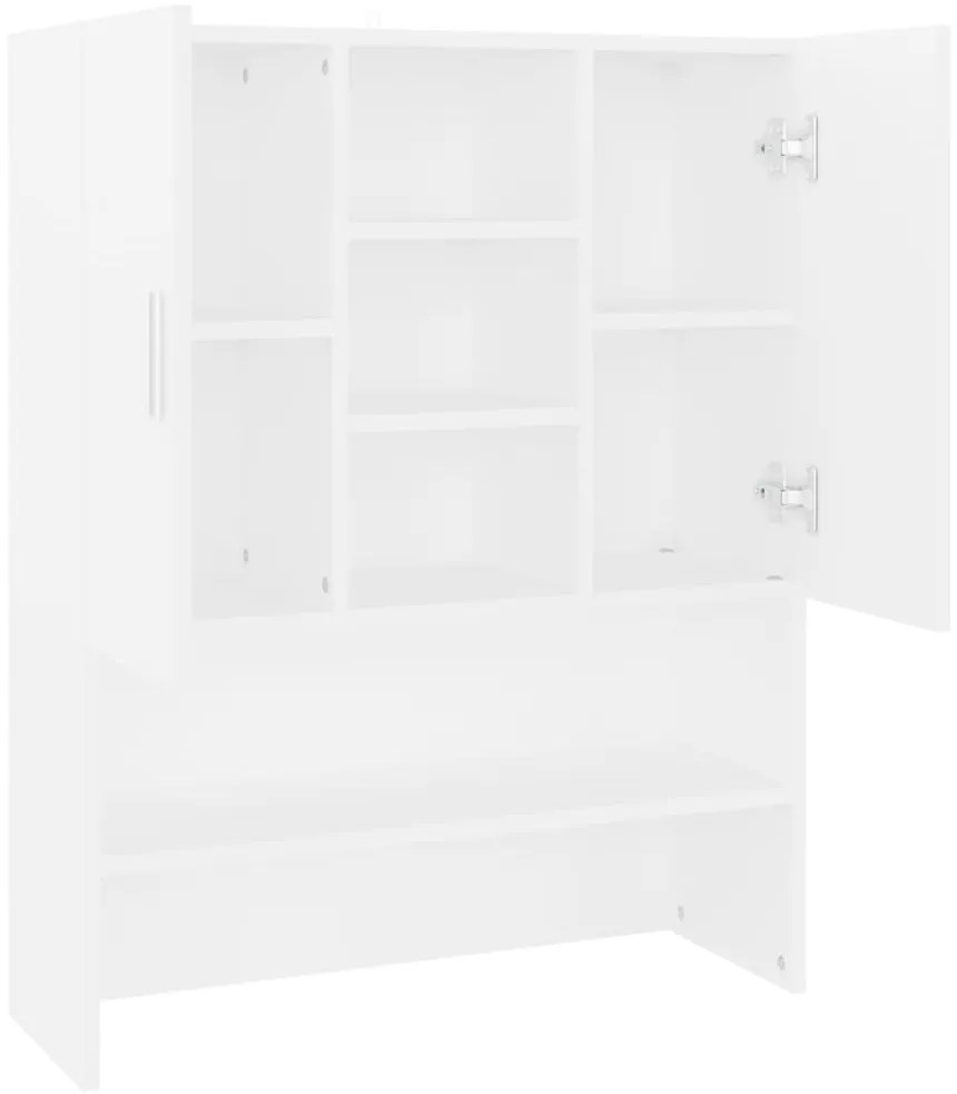 Armário máquina de lavar 70,5x25,5x90 cm branco