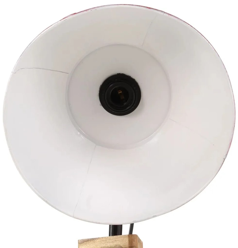 Candeeiro de pé 25 W 45x45x120 cm E27 vermelho desgastado