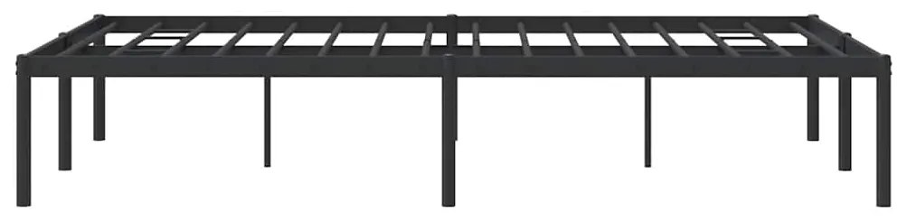 Estrutura de cama 135x190 cm metal preto