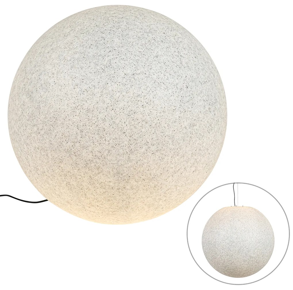 Candeeiro exterior moderno cinzento 77 cm IP65 - Nura Moderno
