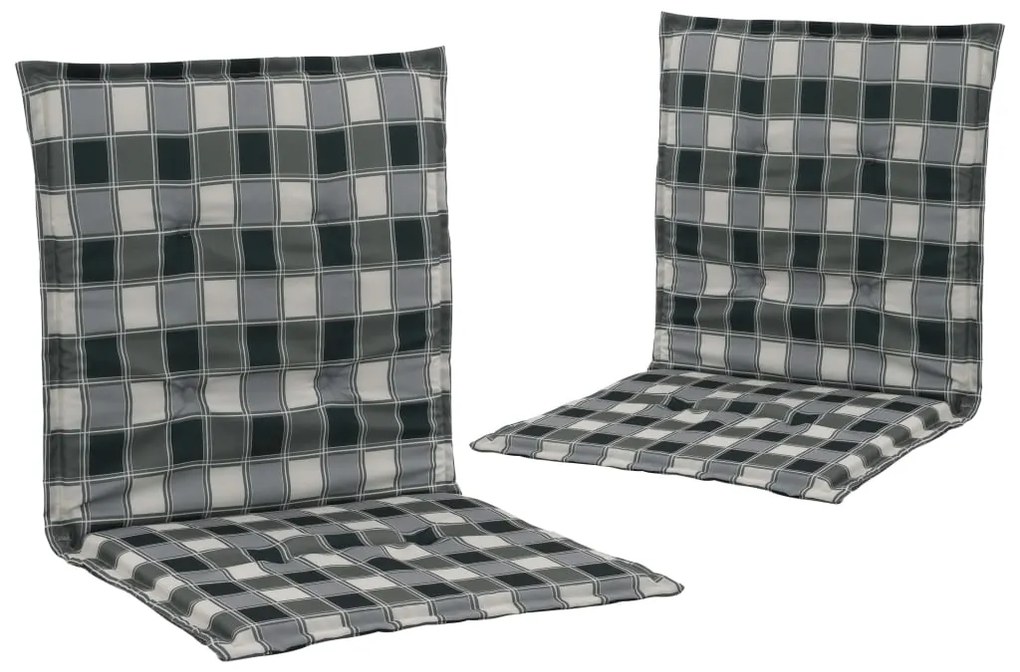vidaXL Almofadões para cadeiras de jardim 2 pcs 100x50x3 cm multicolor
