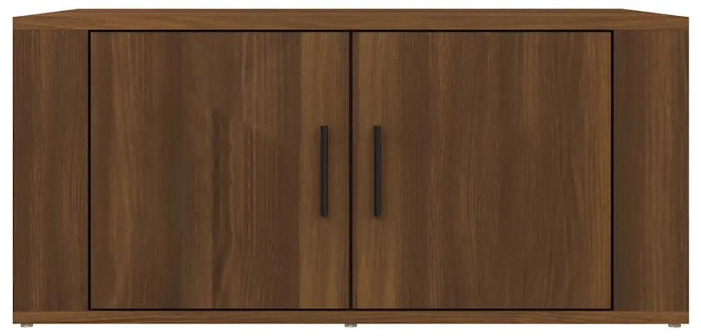 Mesa centro 80x50x36 cm derivados de madeira carvalho castanho