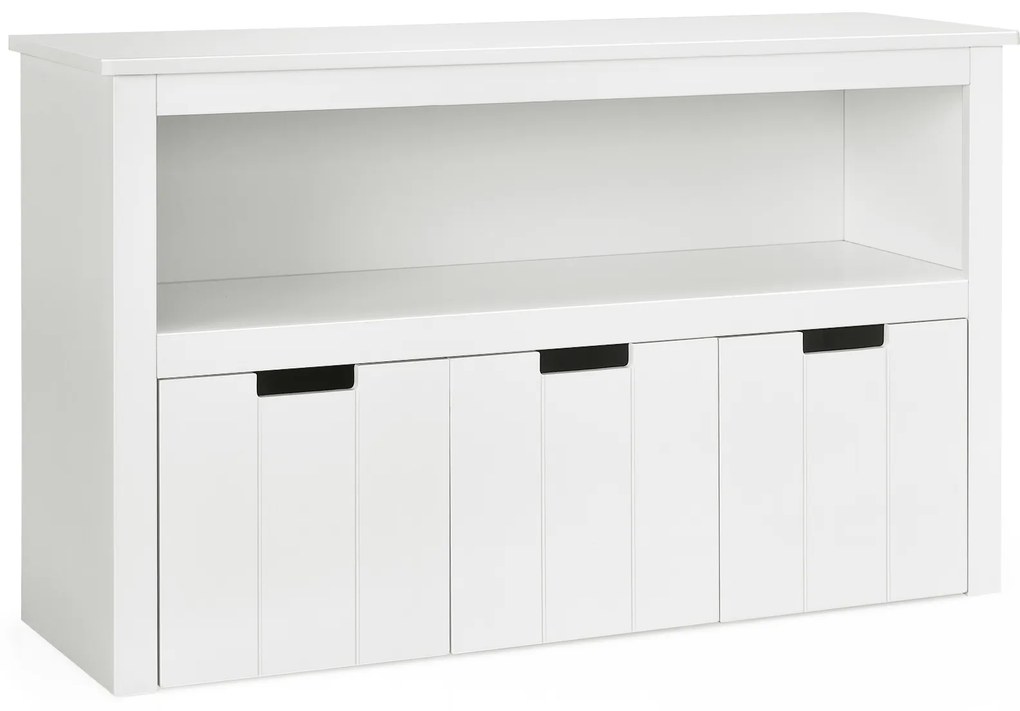 Mesa de centro com tampo elevatório, compartimento de armazenamento oculto e prateleira inferior para sala de estudo - Natural