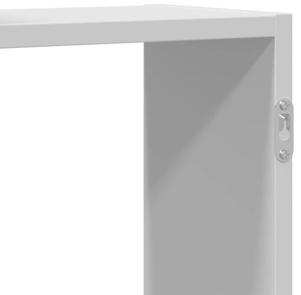 Prateleira de parede 129x18x42 cm derivados de madeira branco