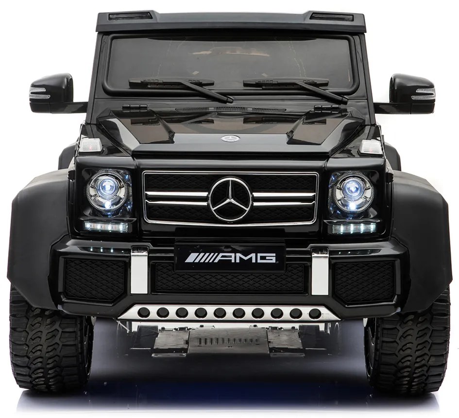 Carro elétrico para Crianças Mercedes-Benz G63 6X6, tela LCD, retroiluminação, 2,4 Ghz, 12V14AH, bateria removível, MOTOR 4 X, controle remoto, assent
