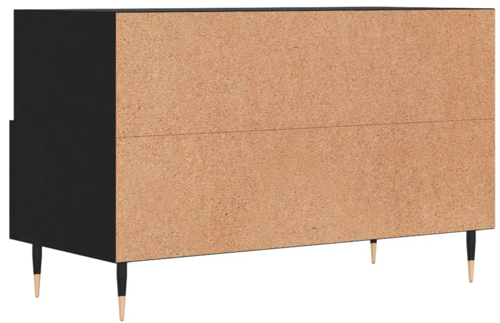 Móvel p/ TV 80x36x50 cm derivados de madeira preto