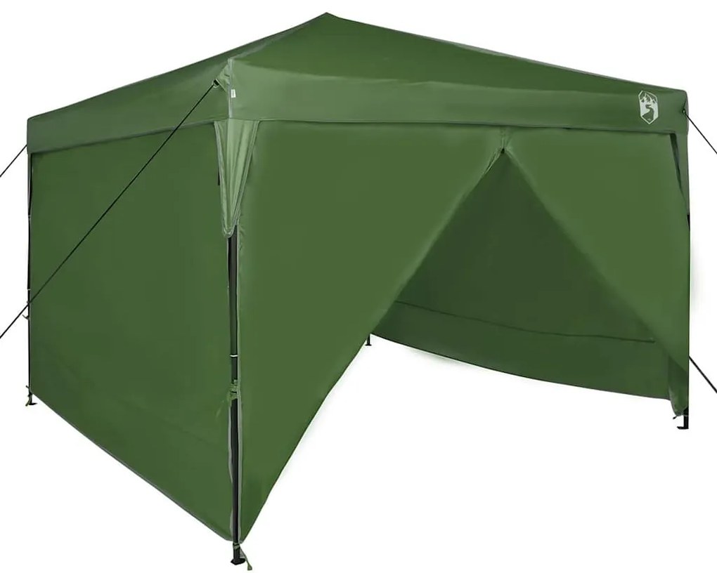 Tenda de Toldo Verde 300 x 300 x 227 / 236 / 245 cm Tecido Oxford