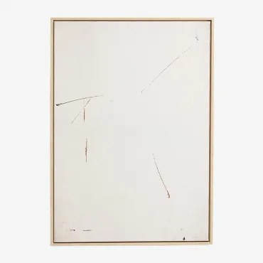 Quadro Decorativo 50x70 Cm Impresso Em Tela Nardeli Beige Creme - Sklum