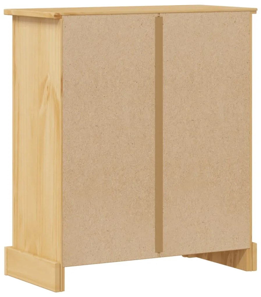 Móvel de WC Corona 70x33x80 cm madeira de pinho maciça