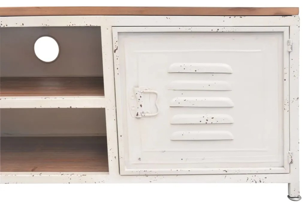 Móvel de TV 120x30x40 cm branco