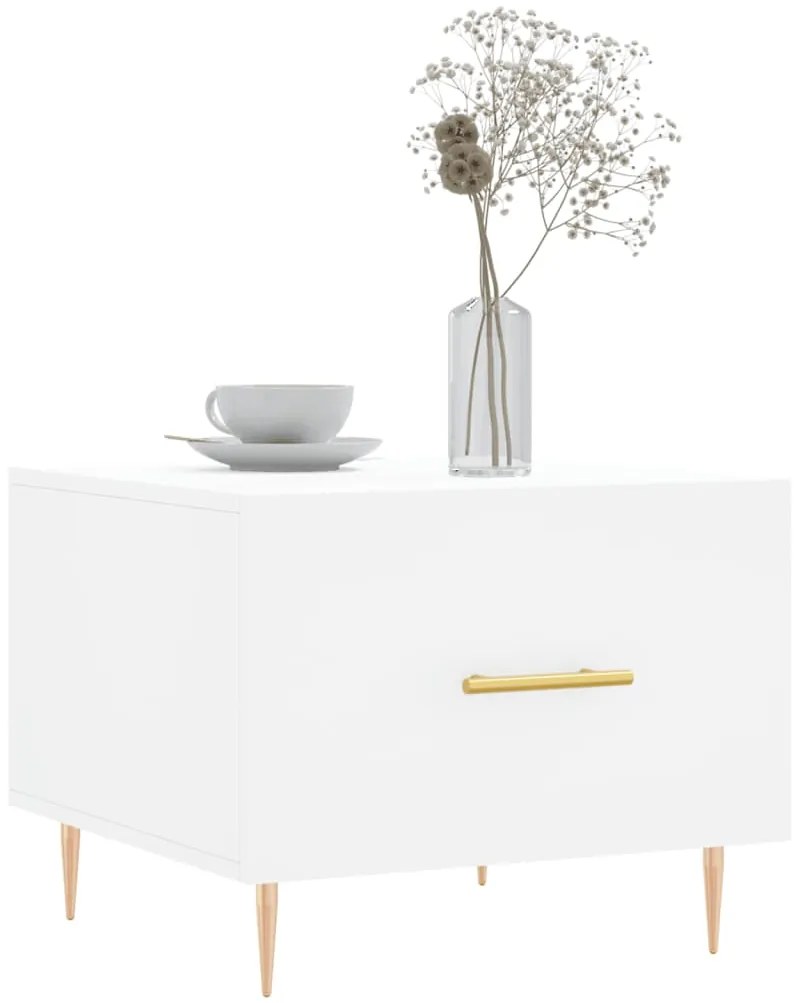 Mesa de centro 50x50x40 cm derivados de madeira branco