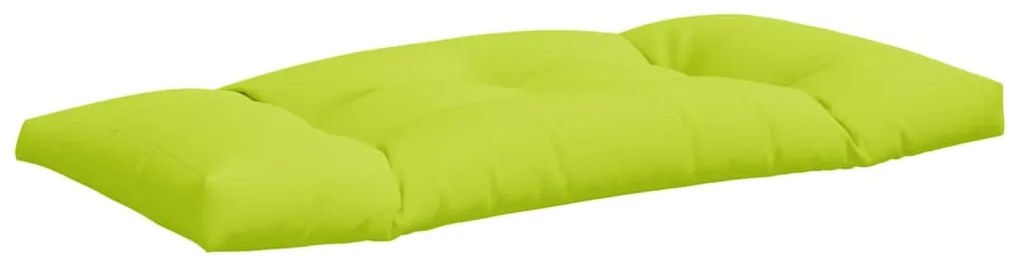 Almofadões para móveis de paletes 3 pcs tecido verde brilhante