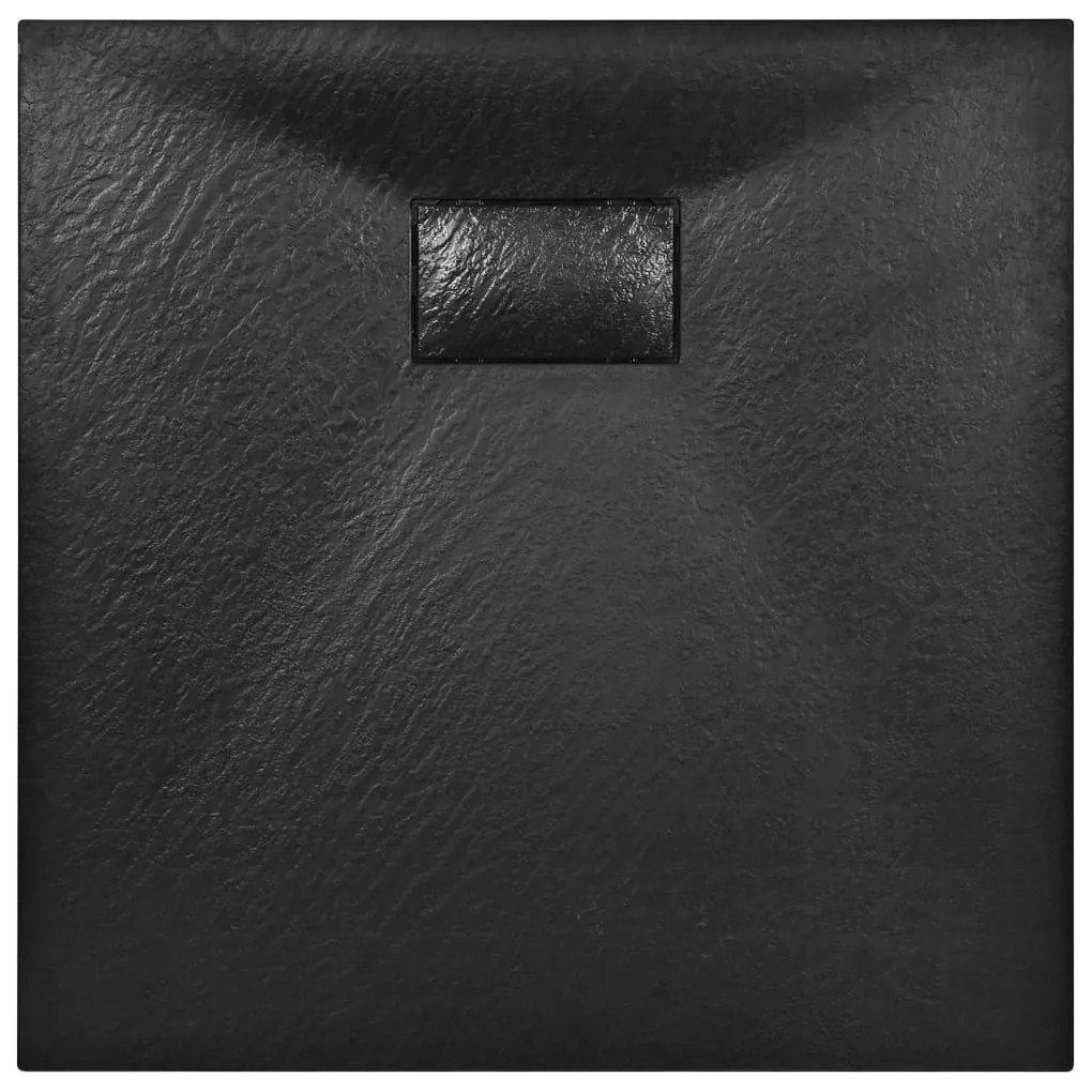 Base de chuveiro SMC 80x80 cm preto