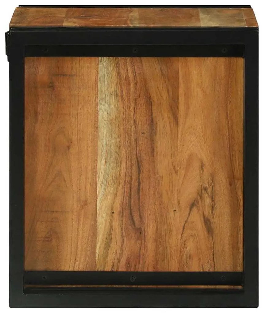 Cavalete de Vinho 34.5x35x39 cm Madeira Maciça de Acácia