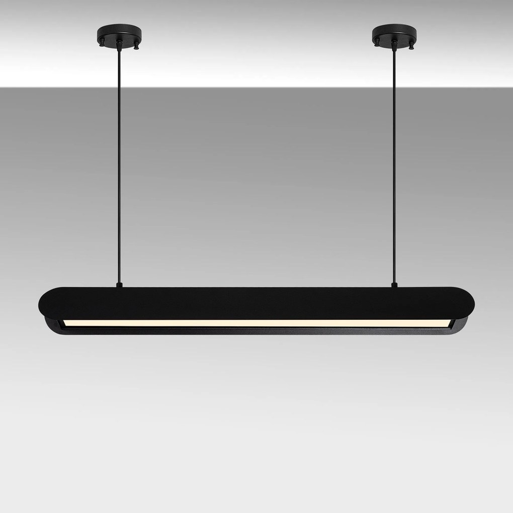 Chandelier Ens – Preto – 109 cm x 10 cm x 130 cm
