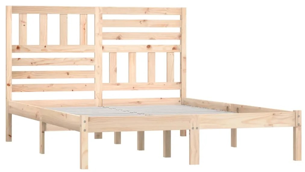Cama sem colchão 120x190 cm madeira de pinho maciça
