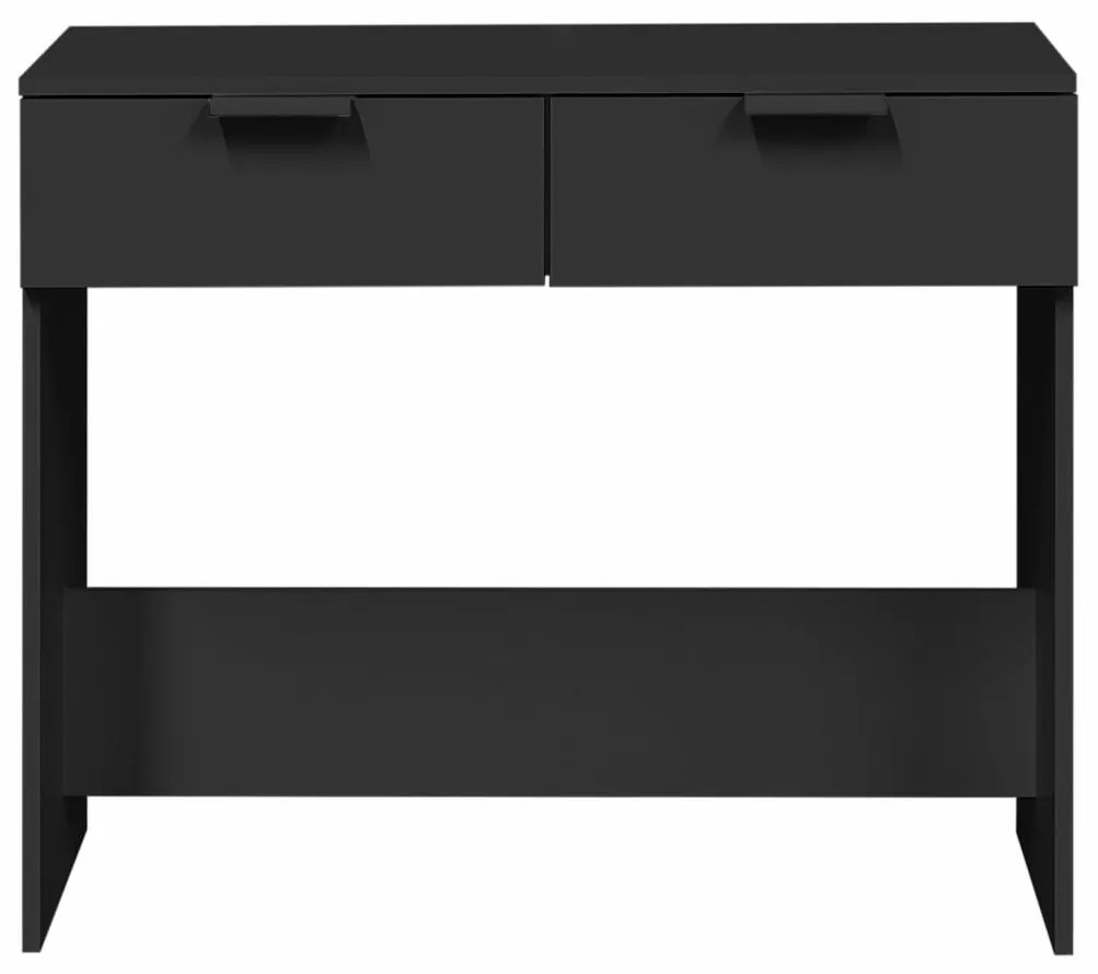 Mesa consola 90x36x75 cm derivados de madeira preto