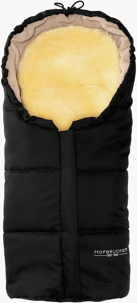 Saco-cama para carrinho e cadeira de bebé em pele de cordeiro Leni