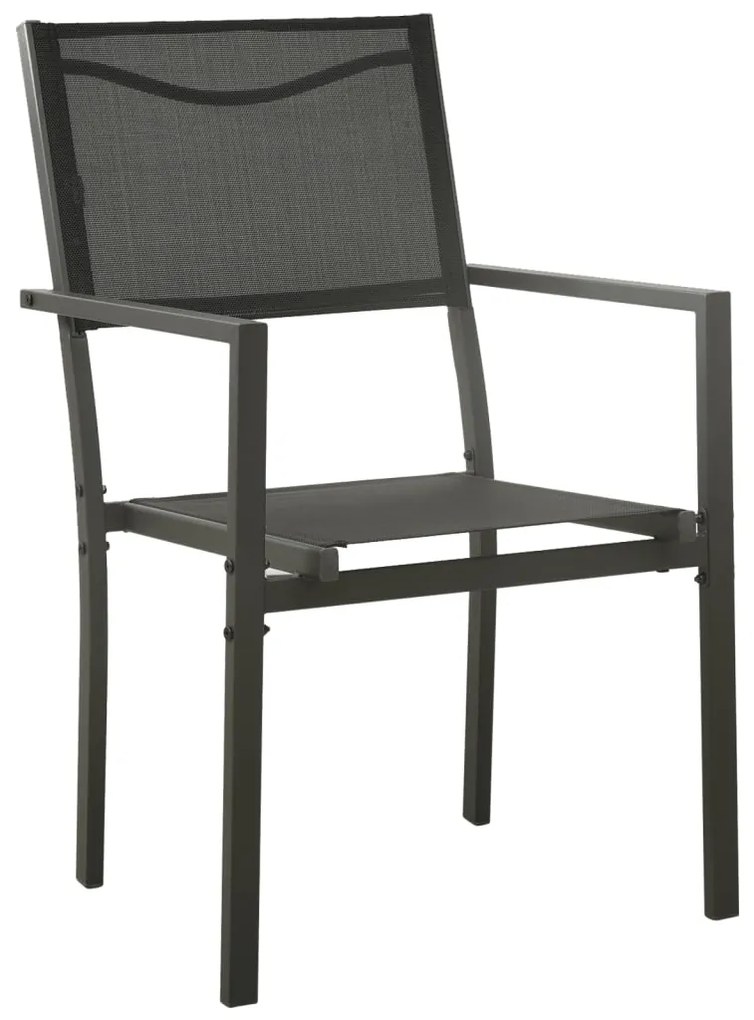 3 pcs conjunto de jantar para exterior aço