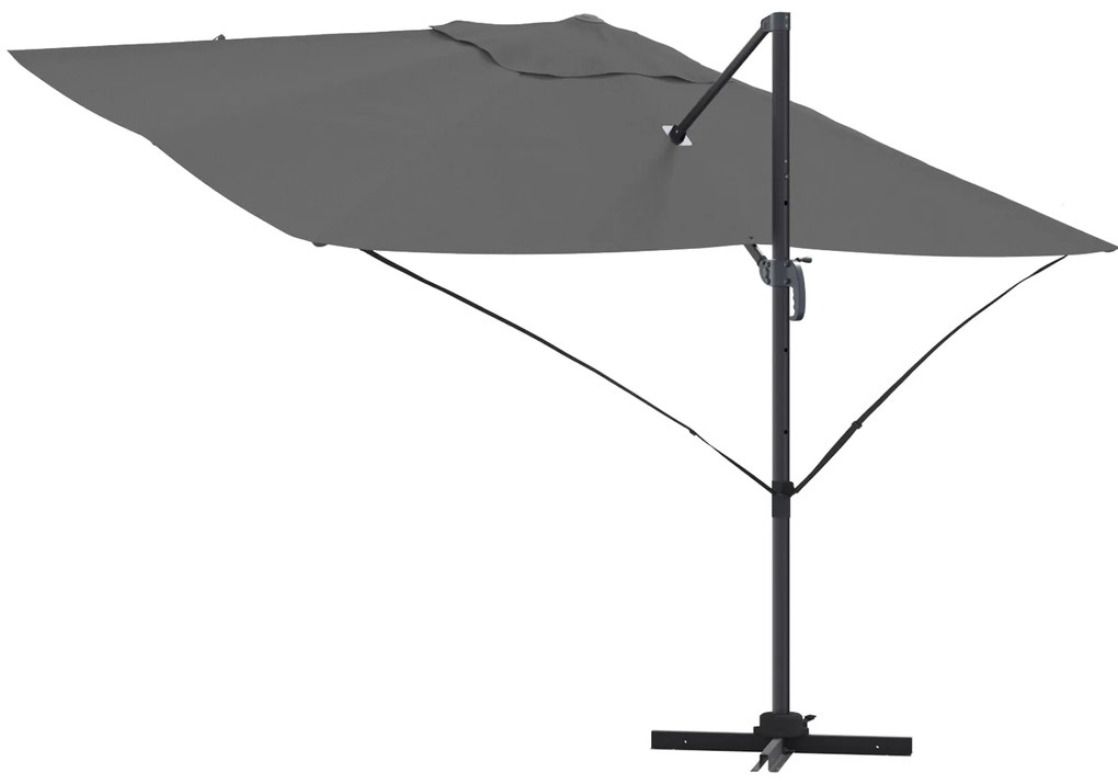 Guarda-sol de Braço Articulado Antracite