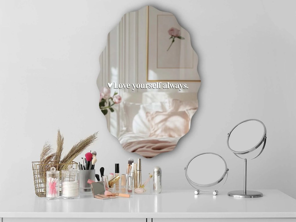 Autocolante para espelho S36 – Love yourself always. 39x3