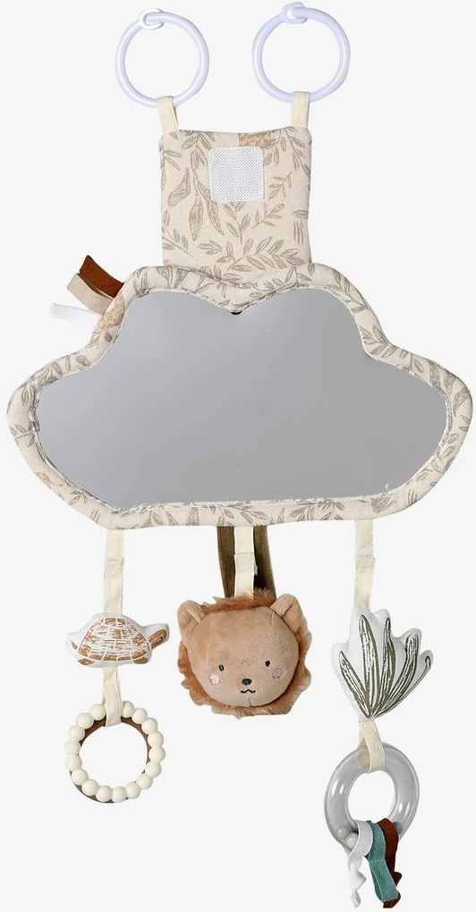 Brinquedo espelho de atividades bege