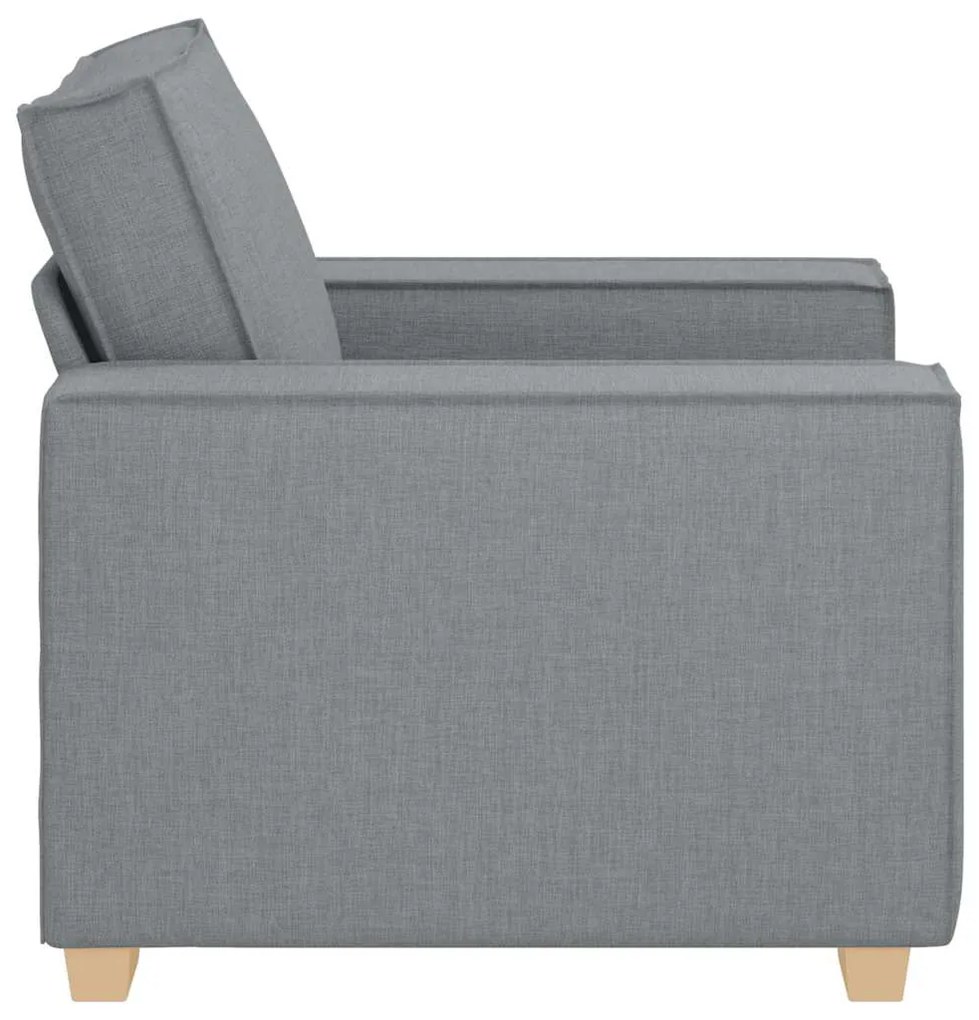 Sofá-cadeira Cinza Claro 60 cm Tecido