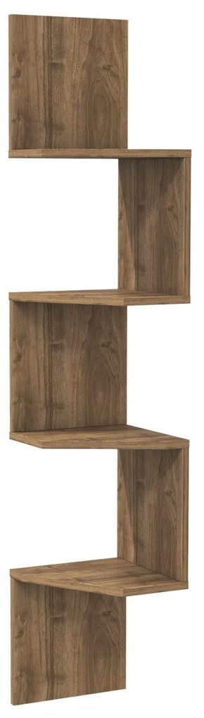 Prateleira de Parede Desaldo – Nogueira – 29,6x29,6x155,2 cm