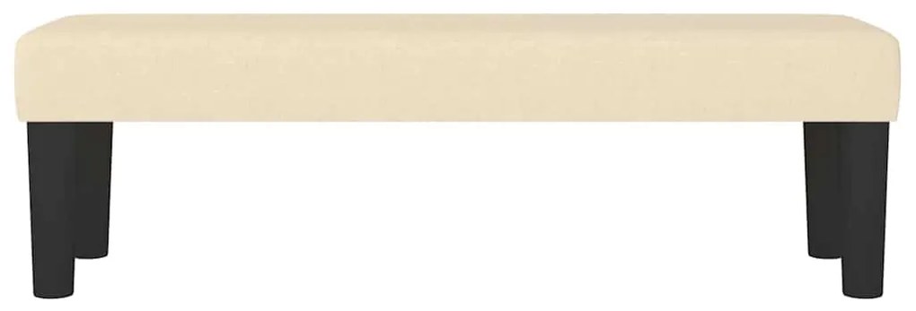 Banco 100x30x30 cm tecido cor creme