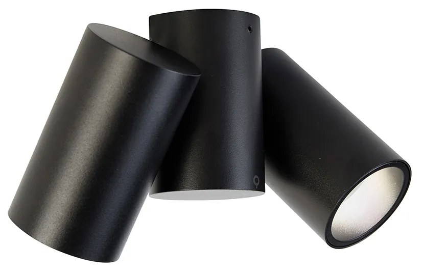 LED Foco inteligente preto ajustável incl. 2 Wifi GU10 - Michael Design