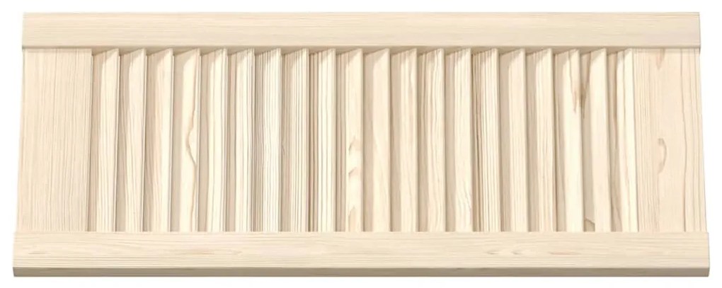 Porta de armário com design de persiana 69x29,5 cm pinho maciço