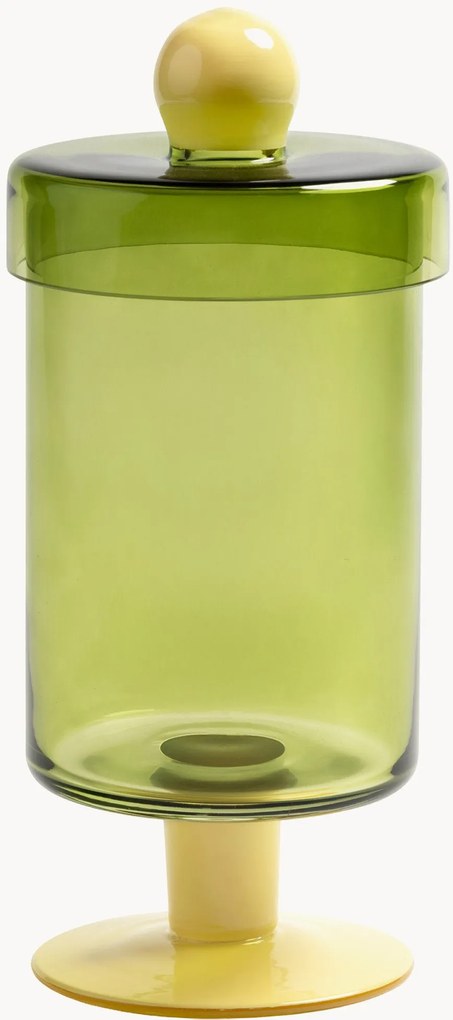 Pote de vidro artesanal Duo