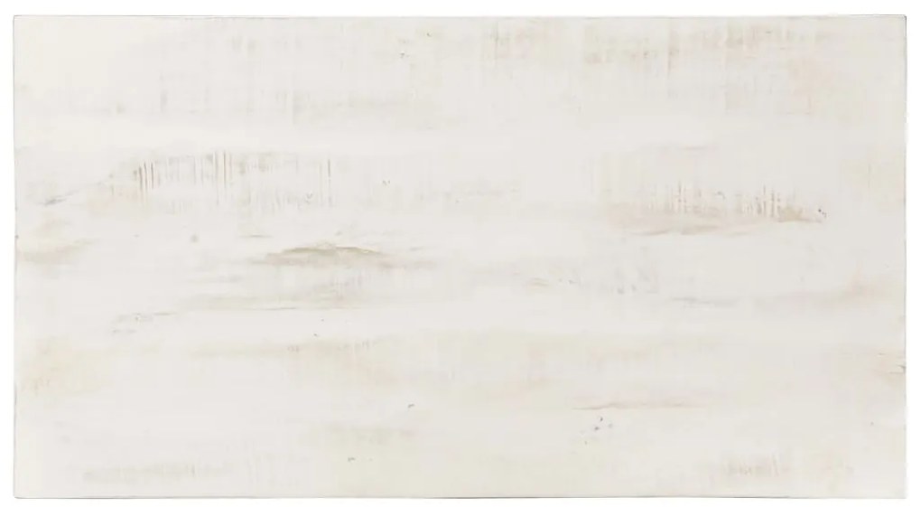Mesa de centro 110x60x45cm madeira de mangueira maciça branco