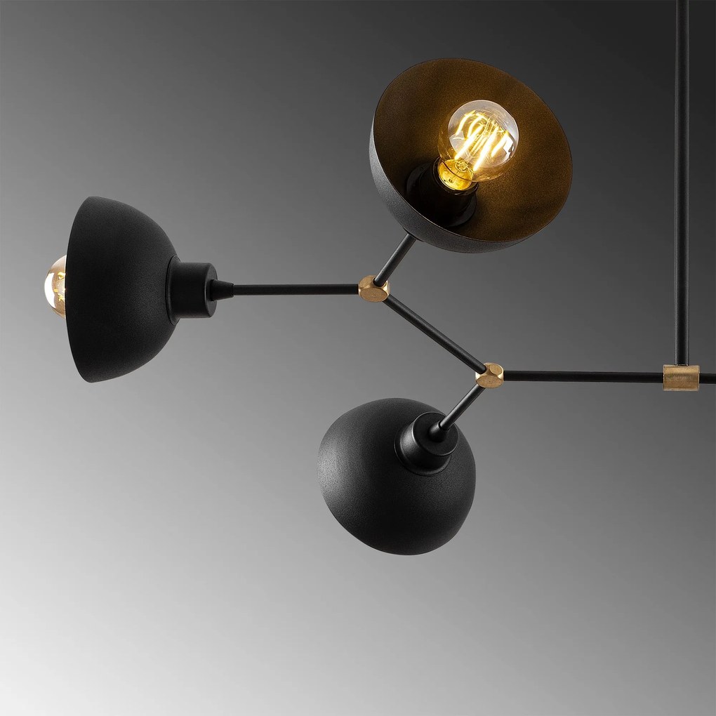 Candeeiro Dram – Preto – 102 x 52 cm