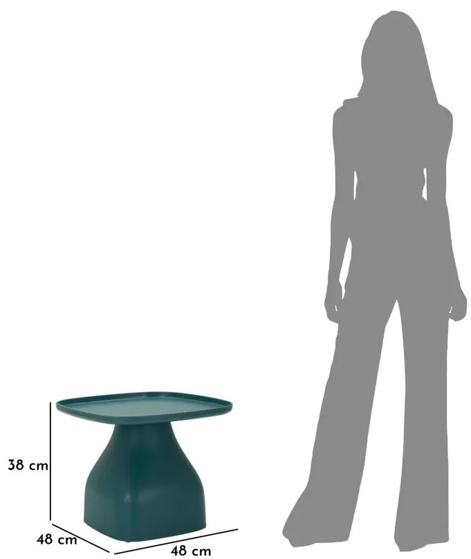 MESA DE APOIO GEA 48X48X38 CM AZUL