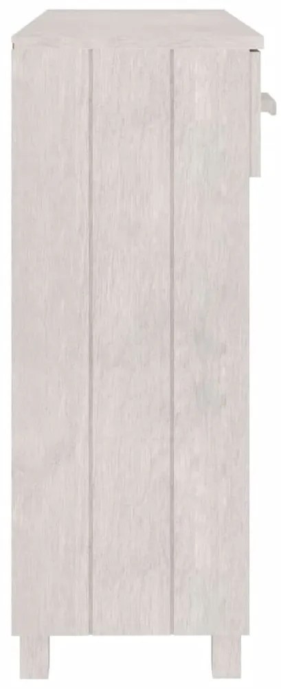 Mesa consola HAMAR 90x35x90 cm pinho maciço branco