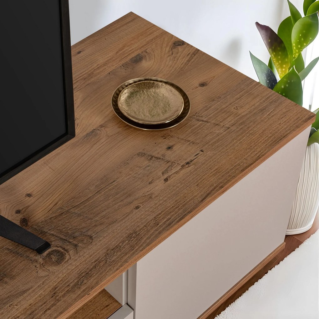 Móvel TV Veramıont – Cashmere Atlantic Pine – 180 cm x 44,6 cm x 44,5