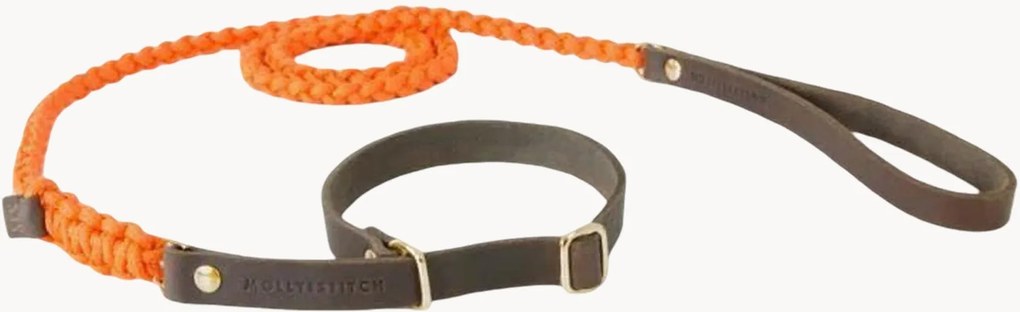 Trela para cão Retriever em pele Touch of Leather, vários tamanhos