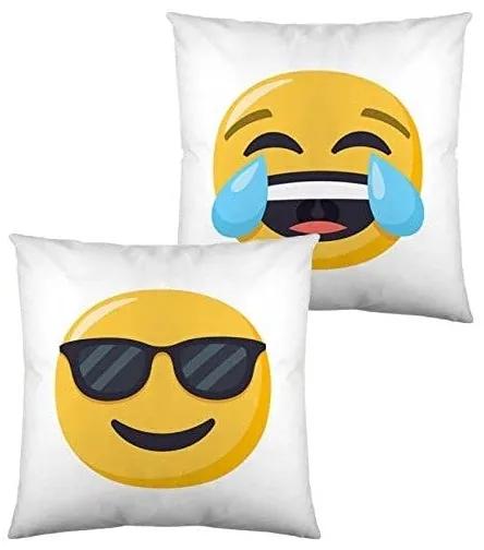Capa de travesseiro Emoji (40 x 40 cm)