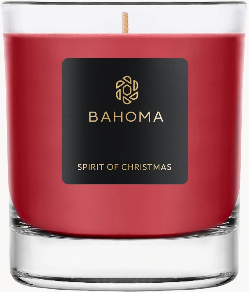 Vela perfumada artesanal Spirit of Christmas (cassis, cravinho, âmbar)