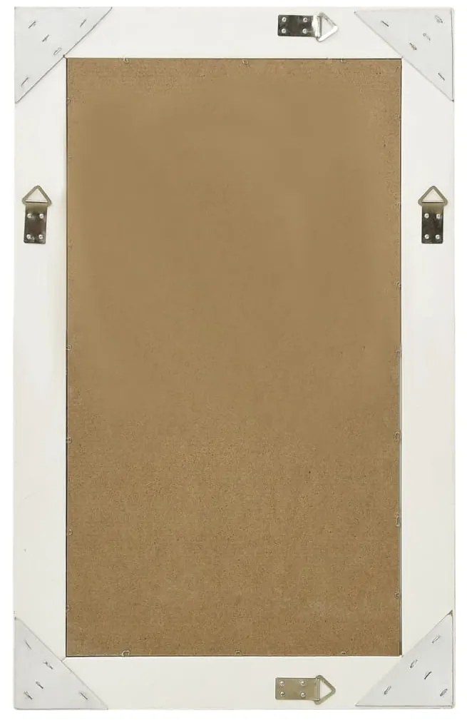 Espelho de parede estilo barroco 50x80 cm branco