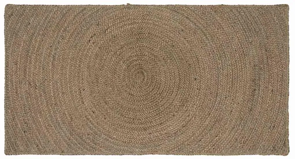 vidaXL Tapetes de área Retangular Cinzeto 80 x 150 cm Juta