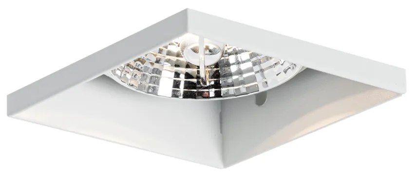 Conjunto de 6 Focos Embutidos Brancos GU10 70mm Sem Moldura - Oneon