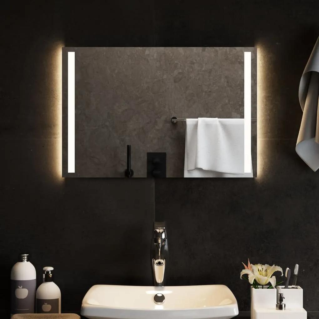 151744 vidaXL Espelho de casa de banho com luzes LED 60x40 cm