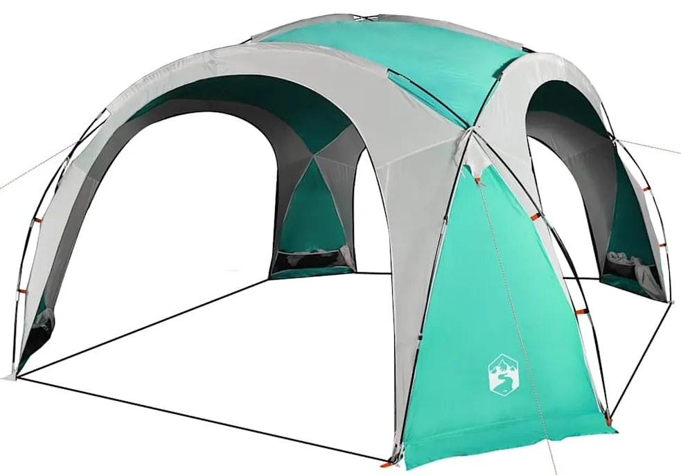 Tenda de festas impermeável verde
