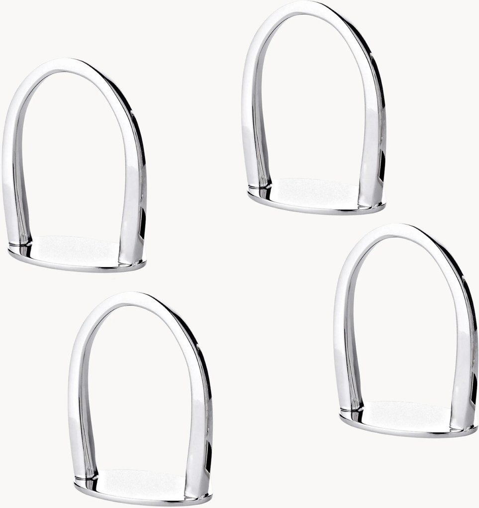 Argolas para guardanapos artesanais Steigbügel, conjunto de 4