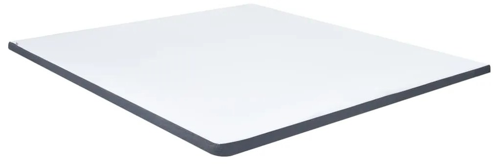 Cama boxspring 180x200 cm tecido cinzento-escuro