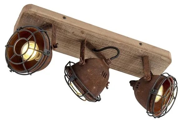 LED Foco inteligente castanho ferrugem ajustável incluindo 3 WiFi GU10 - Gina Industrial