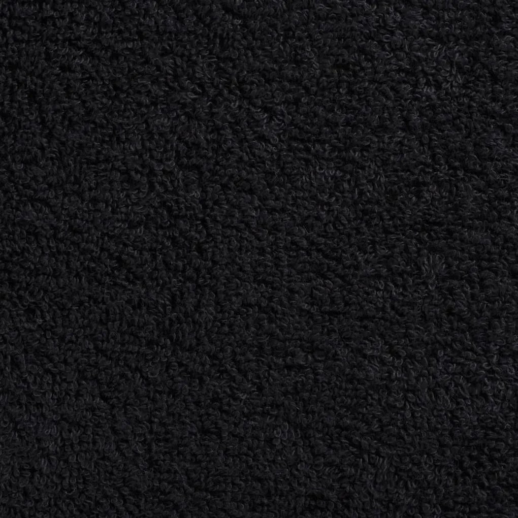Toalhas premium SOLUND 10 pcs 100x200 cm 600 gsm preto