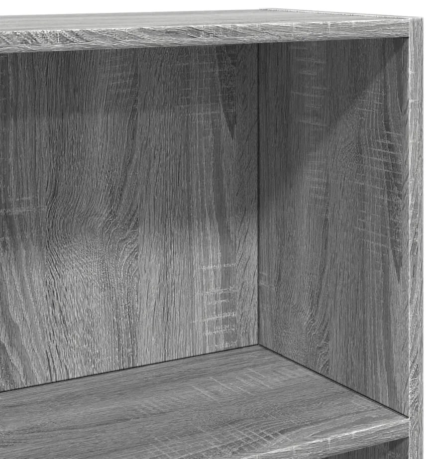 Estante 60x24x109 cm derivados de madeira cinzento sonoma